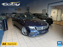 Mercedes-Benz E Class E220 D AMG Line 4DR Auto. NCT & TAX, 2 Keys, Full Leather, Heated Seats, MFSW, Cruise Control, Dual Climate Control, Reverse Camera, Hands Free, Paddle Shift, Parking Sensors, Sat Nav, Full Electrics,