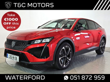 Peugeot 408 Allure Hybrid Auto - Diamond Cut Alloy Wheels, Front & Rear Parking Sensors with Rear Camera, Wireless Apple Carplay/Android Auto, Adaptive Cruise Control