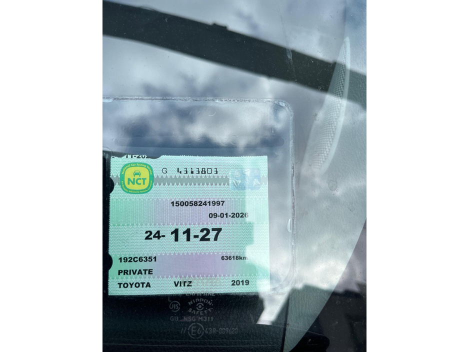 2019 Toyota Vitz 1L Petrol For Sale Images
