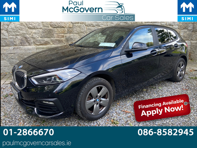 2021 BMW 1 SERIES 116D SE 1SBC AUTO**//**€190 ROAD TAX**//**WARRANTY**//**METALLIC BLACK**//**TRADE IN ACCEPTED**//**FINANCE ARRANGED**//**NEW NCT 06 2027!