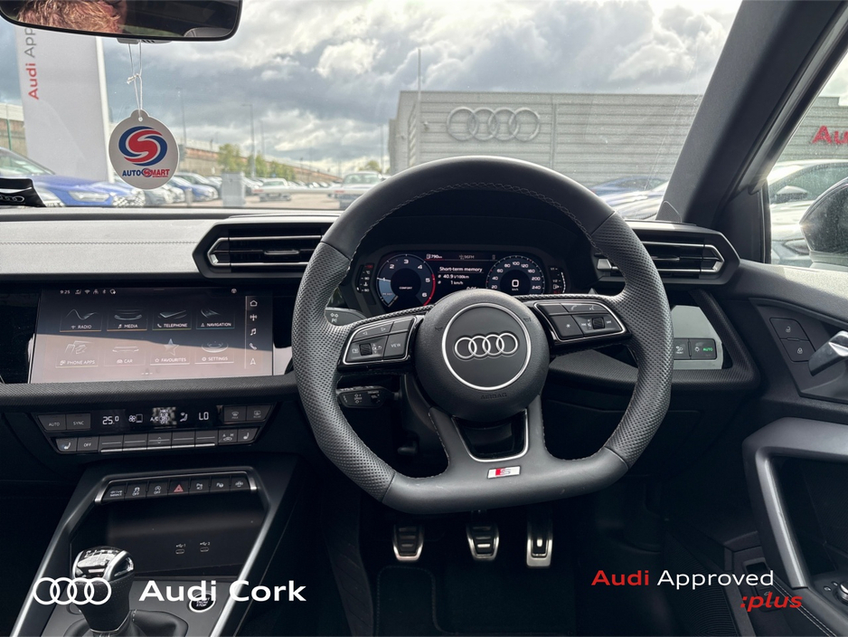 Audi A3 SALOON 2.0 30TDI 115BHP S-LINE WITH BLACK STYLING, COMFORT PACK, PANORAMIC SUNROOF & COMFORT KEY — thumbnail 19