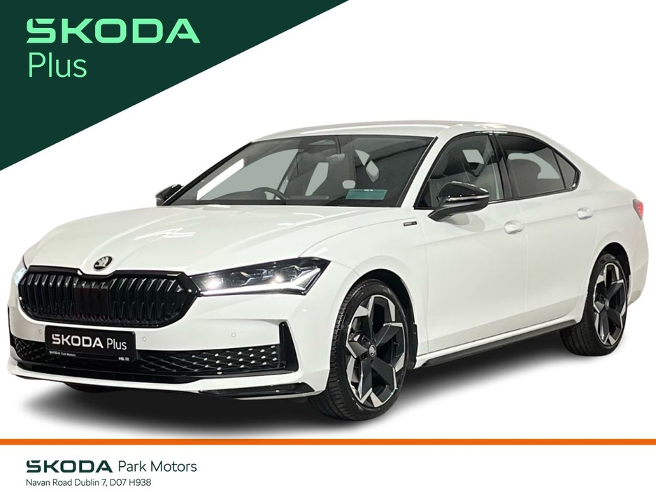 Skoda Superb Sportline DSG 2.0 TDI 150BHP - 19 Inch Alloys - Reversing Camera - Ambient Lighting - Climate Control - Electric Heated Memory Seats - Keyless Start - Apple CarPlay/Android Auto