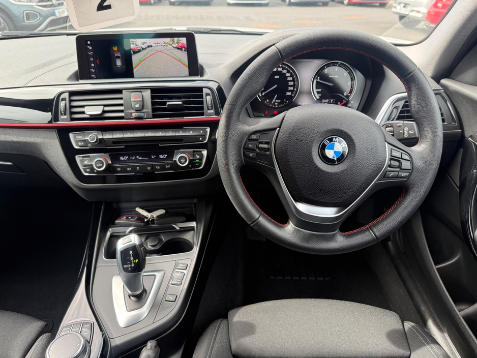 BMW 1 Series SPORT 150BHP 2.0 AUTOMATIC *REAR VIEW CAMERA, 16 " ALLOYS, PARKING SENSORS FRONT & REAR, CRUISE CONTROL, 3 STAGE HEATED SEATS, FACTORY FITTED PRIVACY GLASS, DUAL ZONE CLIMATE CONTROL, PUSH START/STOP* — thumbnail 13