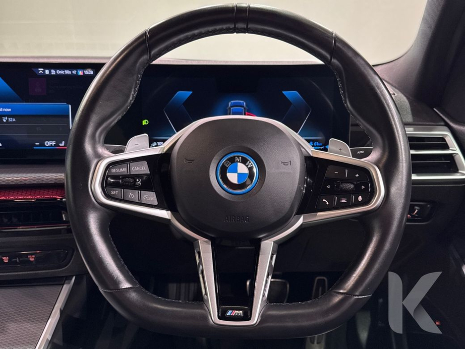 BMW 3 Series 330E BLACK SAPPHIRE M SPORT SALOON – 18’’ FACTORY ALLOYS – M PERFOMANCE TEX – CRUISE CONTROL - HEATED SEATS – DIGITAL DISPLAY – FLAT BOTTOM M SPORT ST — thumbnail 28