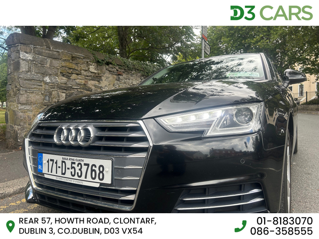 2017 AUDI A4 1.4 TFSI SPORT 150PS SAT NAV NCT FEBRUARY 2027