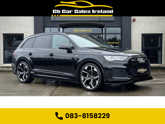 2022 AUDI Q7 3.0 TDI V6 50 Black Edition SUV 5dr Diesel Tiptronic quattro FULL LEATHER INTERIOR, TOUR PACK, MYTHOS BLACK