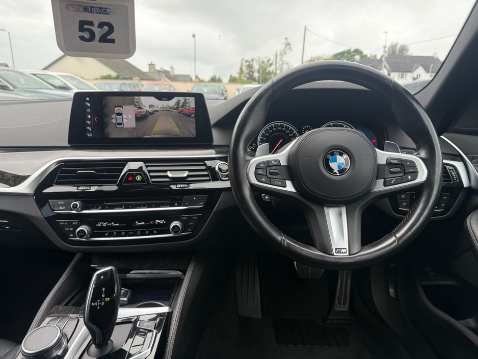 BMW 5 Series M-SPORT 523D 190BHP AUTOMATIC 2.0 DIESEL *VIRTUAL COCKPIT, REAR VIEW CAMERA, 19 " DIAMOND CUT ALLOYS, PARKING SENSORS FRONT & REAR, PADDLE SHIFT, MEMORY SEATS, LEATHER UPHOLSTERY,3 STAGE HEATED SEATS* — thumbnail 14