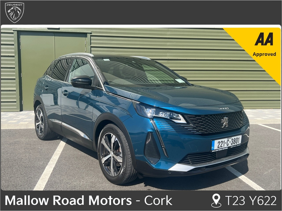 Peugeot 3008 FL GT 1.2 Petrol Manual 130BHP