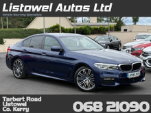 BMW 5 Series 530E M-SPORT 2.0 HYBRID AUTOMATIC * VIRTUAL COCKPIT, REAR VIEW CAMERA, 19 " DIAMOND CUT ALLOYS, PARKING SENSORS FRONT & REAR, APPLE CARPLAY /ANDROID AUTO, MEMORY SEATS, LEATHER UPHOLSTERY *