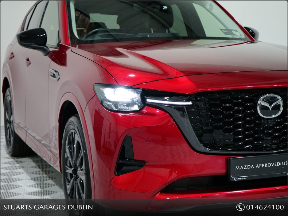 Mazda CX-60 *HOMURA PLUS PHEV 327ps 8AT AWD*HOMURA PLUS*DRIVERS ASSISTANCE PACK, CONVENIENCE PACK AND PANORAMIC SUNROOF, SOUL RED CRYSTAL WITH BLACK LEATHER* — thumbnail 10