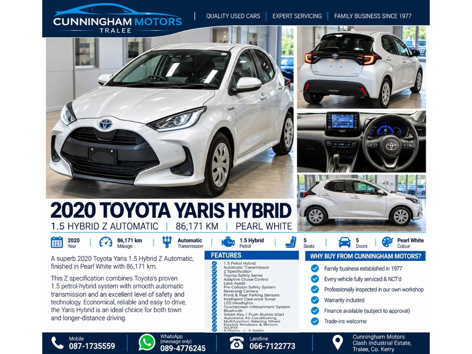 2020 Toyota Yaris 1.5L Hybrid For Sale Images