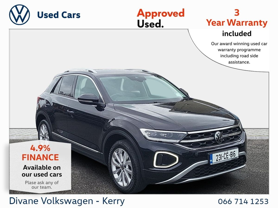 Used Volkswagen T-Roc 2023 in Kerry