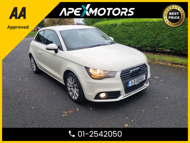 2011 AUDI A1 TDI SPORT 104BHP 3DR * AA APPROVED * 101 SAFETY CHECKLIST * IMMACULATE * TOP-SPEC HATCH * CRUISE CONTROL and SPEED LIMITER * NEW NCT SEP-26 * LOW TAX * 12-MONTH ROADSIDE ASSIST * 01-2542050