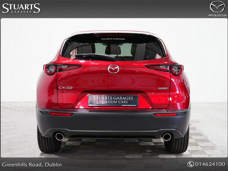 Mazda CX-30 CX-30 TAKUMI e-SKYACTIV X 186ps SOUL RED CRYSTAL WITH BLACK LEATHER, SUNROOF, 360 CAMERA, WIRELESS CHARGER, WIRELESS CARPLAY, ELECTRIC MEMORY SEATS — thumbnail 8