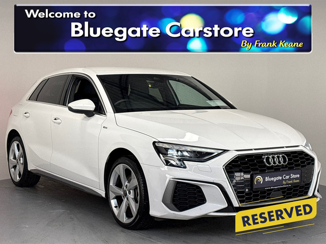 2024 AUDI A3 S LINE 40 TFSI E**APPLE CAR PLAY**TOUCH SCREEN MEDIA**DIGITAL DASH**LEATHER SEATS**DUAL CLIMATE**MULTIFUNCTIONAL STEERING WHEEL**CRUISE CONTROL**DRIVE MODES**PARKING SENSORS**