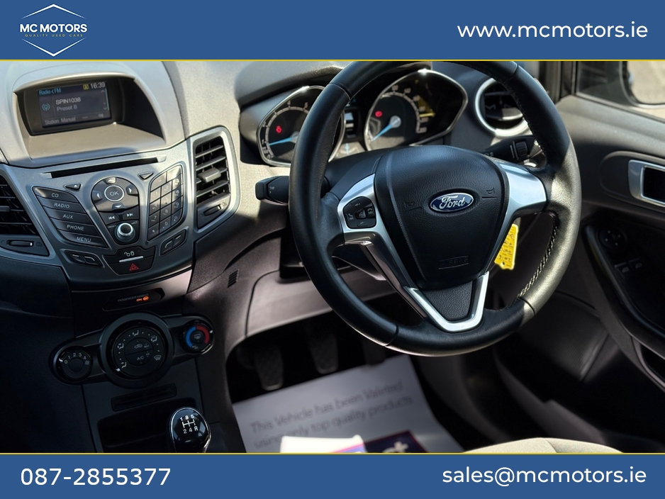 2016 Ford Fiesta 1.2L Petrol For Sale Images