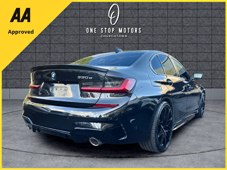 BMW 3 Series G20 330E MSPORT PRO NIGHT ED *34,000KMS*  AUTO-HUGE SPEC-LEATHER-360 CAMERA-1 YEAR WARRANTY — thumbnail 2