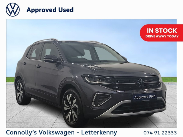 2025 VOLKSWAGEN T-CROSS Style 1.0TSI M6F 116HP*From €252PM*