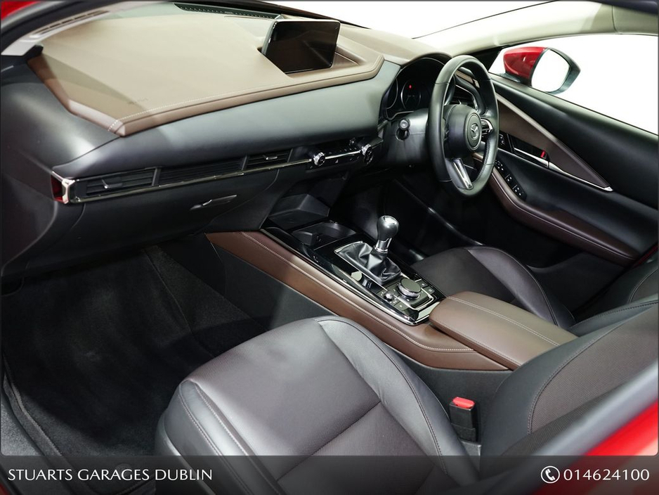 Mazda CX-30 CX-30 TAKUMI e-SKYACTIV X 186ps SOUL RED CRYSTAL WITH BLACK LEATHER, SUNROOF, 360 CAMERA, WIRELESS CHARGER, WIRELESS CARPLAY, ELECTRIC MEMORY SEATS — thumbnail 12