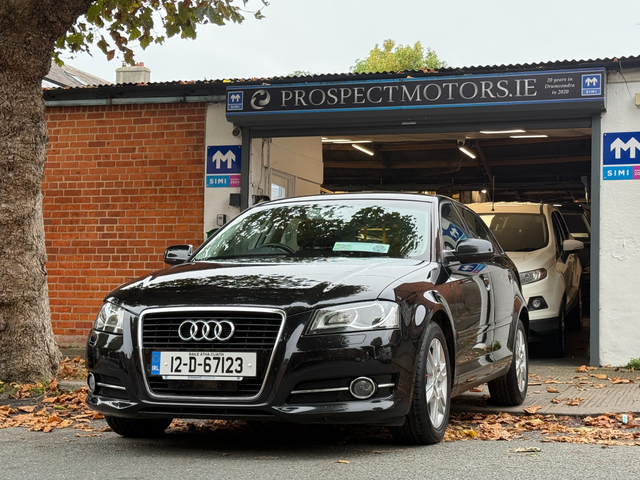 2012 AUDI A3 1.4tfsi Automatic, Only 73kms, New Nct 10/2026, Reversing Camera, Bluetooth, Alloys, A/C, Service & Warranty Included, SIMI Dealer,