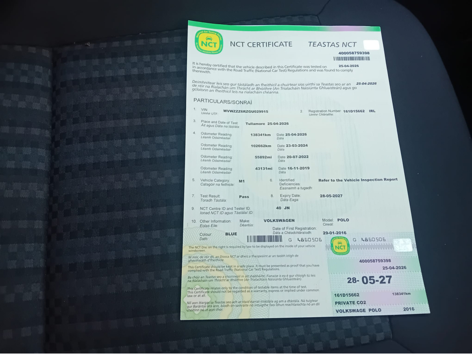 2016 Volkswagen Polo 1L Petrol For Sale Images