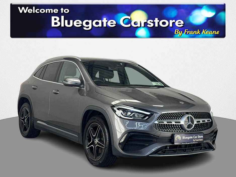 Mercedes-Benz GLA Class 250 AMG LINE PREMIUM E AUTO - **FULL BLACK LEATHER/ALCANTARA INTERIOR**FRONT HEATED SEATS**REVERSE CAMERA**FRONT/REAR PARKING SENSORS**AMBIENT LIGHTING**FULL DIGITAL DASH**ISOFIX**FINANCE ARRANGED**
