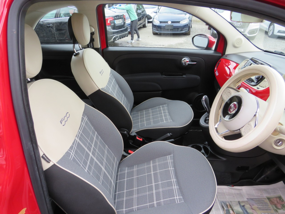 Fiat 500 2018 FIAT 500 1.2 PETROL AUTO LOW MILEAGE NCT 28 — thumbnail 7