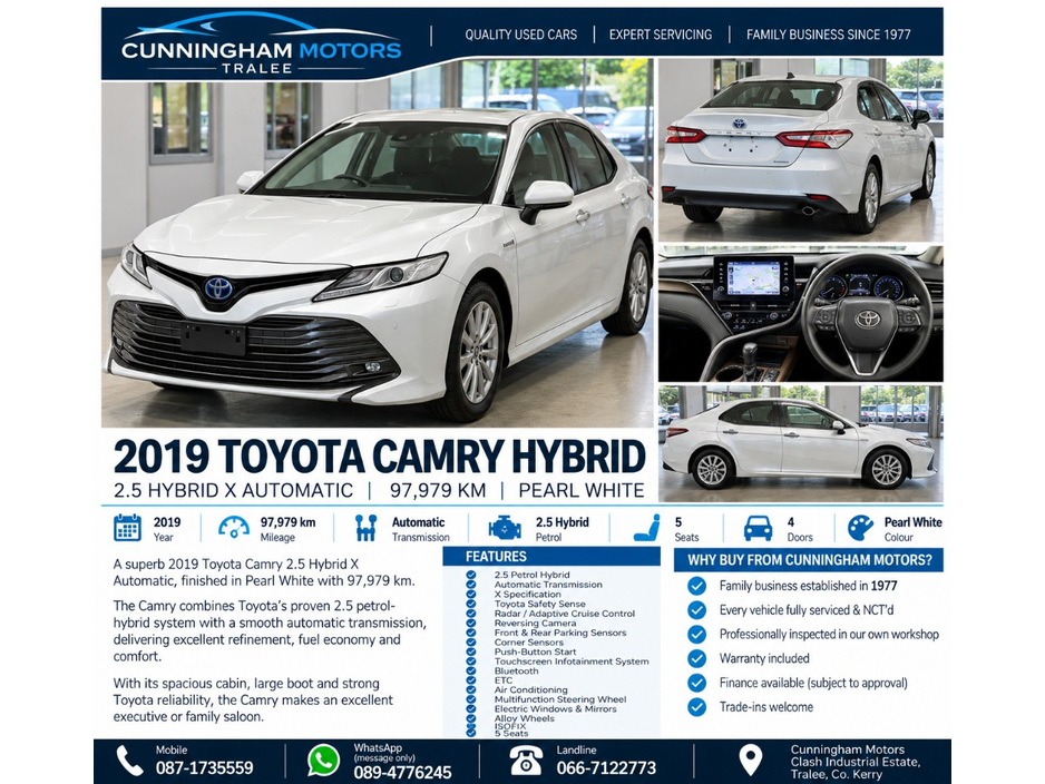 2019 Toyota Camry 2.5L Hybrid For Sale Images