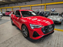 2021 AUDI E-TRON BLACK EDITION 55 Q QUATTRO// STUNNING CAR// F95KWHINISHED IN FIRE RED BLACK EDITION// TAXED FOR 12 MONTHS//