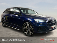 Audi Q7 55 TFSI e S Line Black Edition with 22 Inch Alloys, Side-steps, Electric Folding Towbar & More