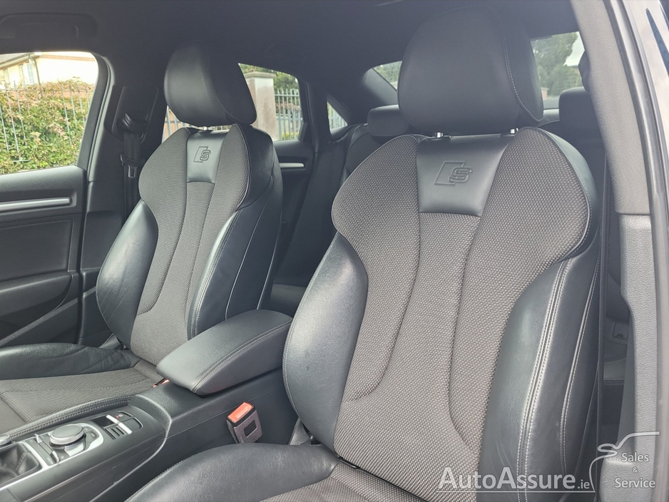 Audi A3 LIMOUSINE 1.6 TDI 116BHP  S-LINE *** Gunmetal Grey Alloys / Half Leather Interior / Cruise Control *** — thumbnail 34