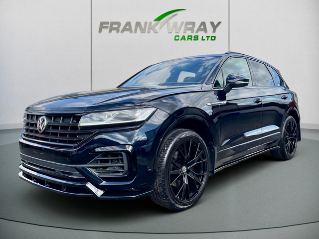 2018 VOLKSWAGEN TOUAREG 3.0 TDI R-LINE 296 BHP **FULL LEATHER**HEATED STEERING WHEEL**BLACK PACK**BODY KIT**MINT**FSH**