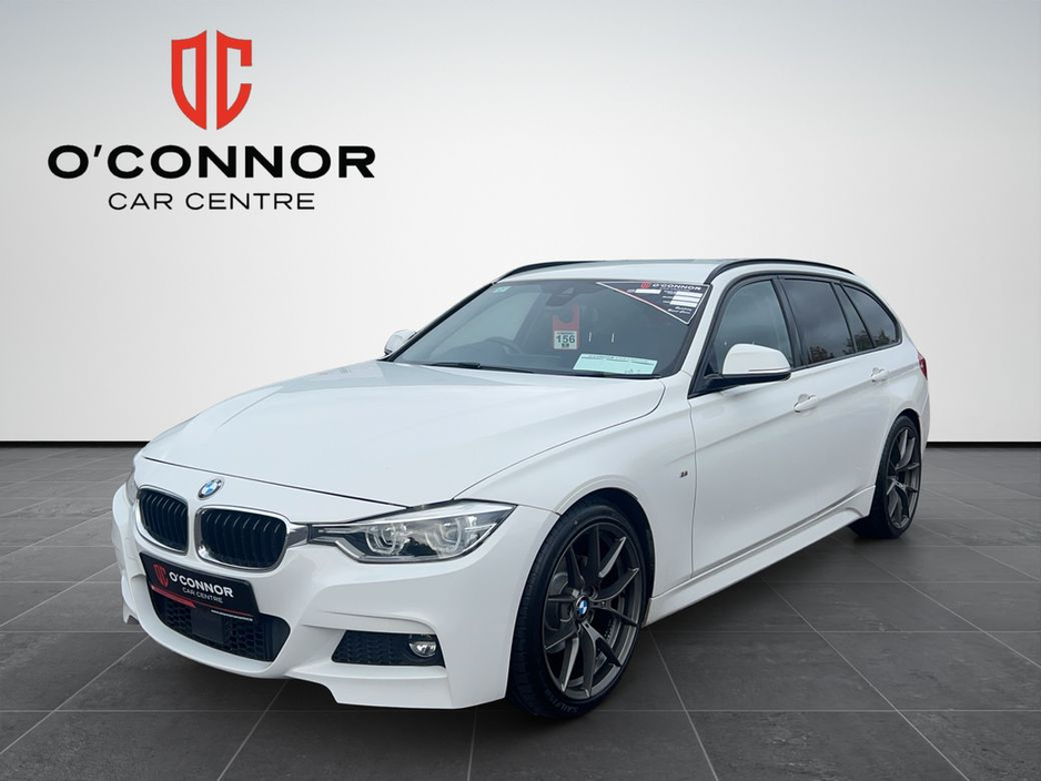 BMW 3 Series White, automatic and 190 horses — executive comfort with proper BMW driving pleasure.
