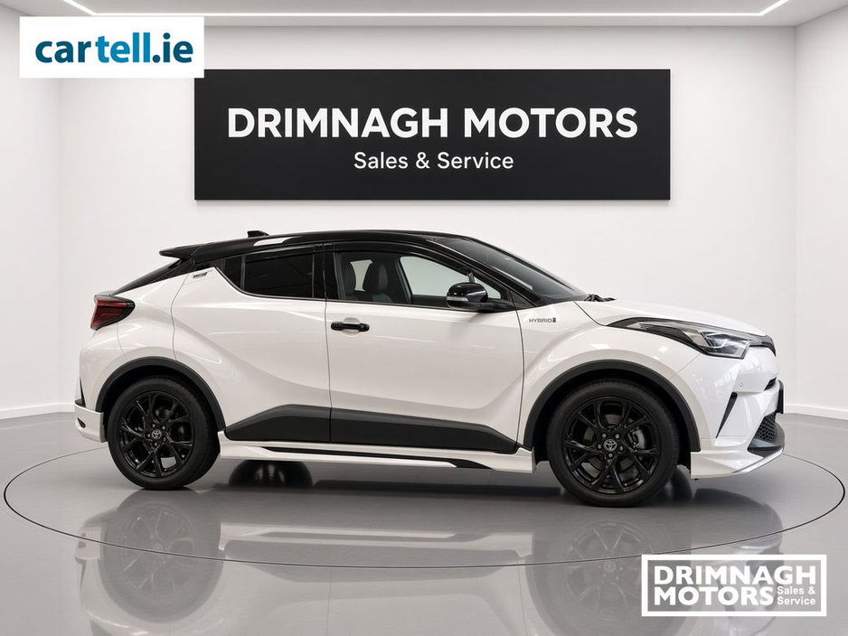 Toyota C-HR Hybrid sport with upgraded radio and body kit