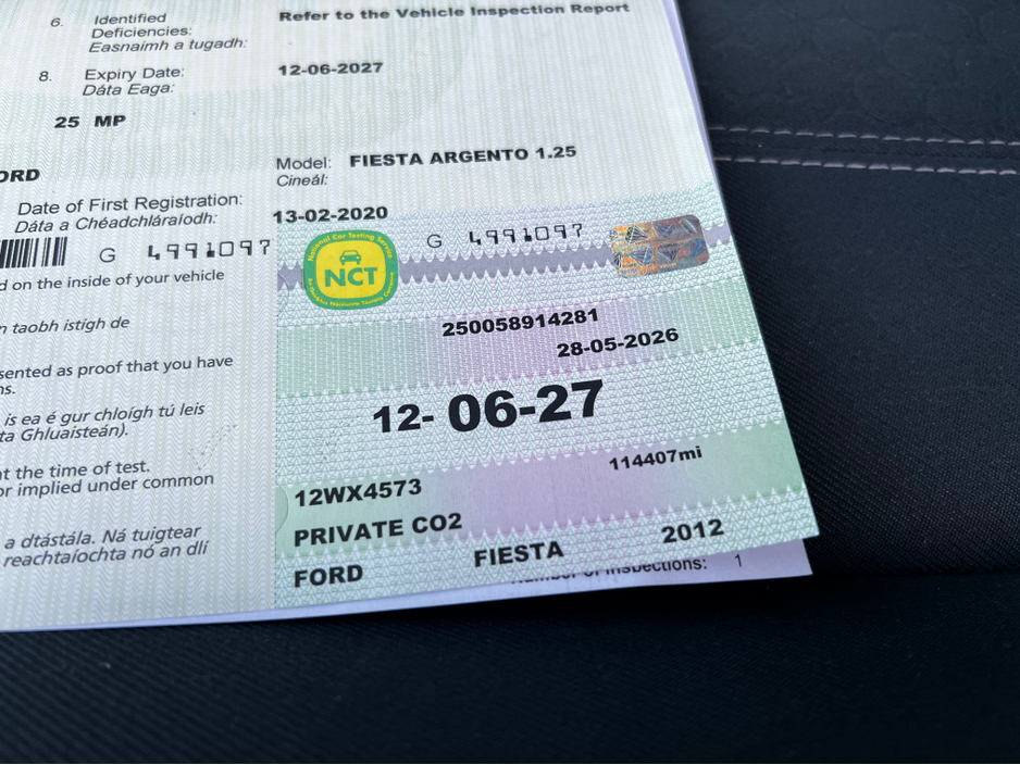 2012 Ford Fiesta 1.2L Petrol For Sale Images