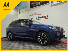 BMW iX3 M SPORT (PAN ROOF / OYSTER LEATHER) AUTOMATIC **ONE OWNER / APPLE CARPLAY / DRIVING ASSIST PRO / ELECTRIC BOOTLID / ELECTRIC SUNROOF / HEATED STEERING WHEEL / SAT NAV / REVERSE CAMERA**