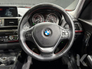 2017 BMW 1 SERIES 1.5 AUTOMATIC - BLACK CLOTH RED STITCHED UPHOLSTERY - A/C - CRUISE CONTROL