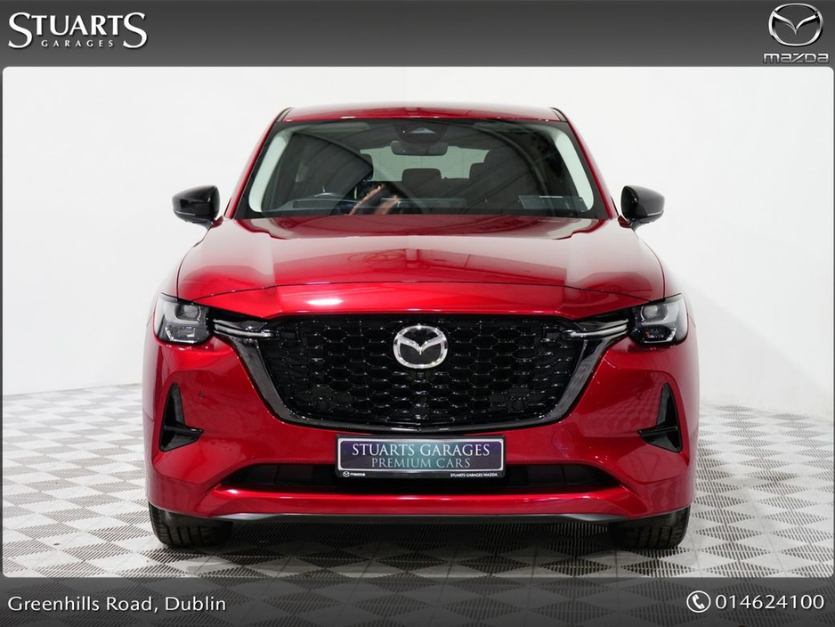 Mazda CX-60 HOMURA, DRIVERS ASSISTANCE PACK, SOUL RED WITH BLACK LEATHER , RADAR CRUISE WITH MAZDA PILOT ASSIST, ADAPTIVE LED HEADLIGHTS, HEATED AND VENTILATED SE — thumbnail 7