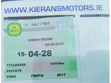 2017 Ford Fiesta 1.2L Petrol For Sale Images