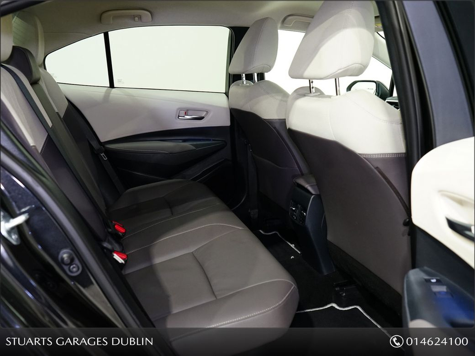 Toyota Corolla Hybrid SOL Saloon 4DR Auto*Night Sky Black Metallic with Light grey Partial leather*18" Bi-Tone Grey Alloys* — thumbnail 20