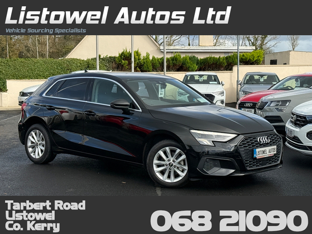 2021 AUDI A3 1.0 PETROL AUTO HATCHBACK * NEW SHAPE, COMES WITH 2 YEAR NEW NCT, 3 STAGE HEATED SEATS, 2 KEYS, MULTIMEDIA DISPLAY, ADPATIVE CRUISE CONTROL, ISOFIX CHILD SEAT ANCHOR POINTS, AUDI MULTIMEDIA *