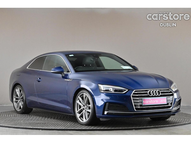 2018 AUDI A5 2.0TDI 190BHP S-TRONIC S-LINE 2DR COUPE *GREY ALCANTARA/LEATHER SEATS*