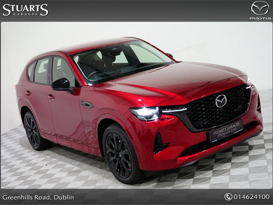 Mazda CX-60 HOMURA, DRIVERS ASSISTANCE PACK, SOUL RED WITH BLACK LEATHER , RADAR CRUISE WITH MAZDA PILOT ASSIST, ADAPTIVE LED HEADLIGHTS, HEATED AND VENTILATED SE — thumbnail 24