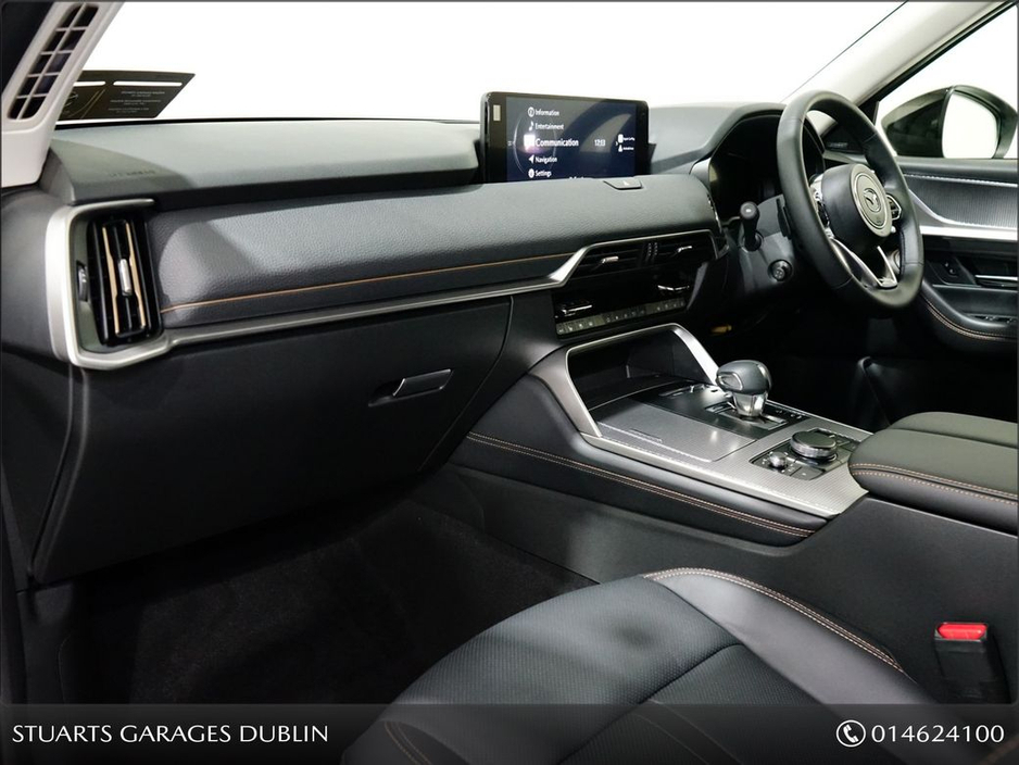 Mazda CX-60 HOMURA PLUS PHEV 327ps 8AT AWD*HOMURA PLUS*DRIVERS ASSISTANCE PACK, CONVENIENCE PACK AND PANORAMIC SUNROOF, MACHINE GREY WITH BLACK LEATHER , RADAR CR — thumbnail 12