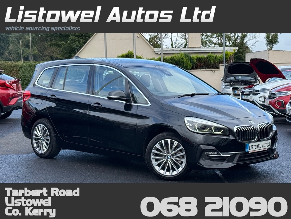 BMW 2 Series LUXURY 7 SEATS 150BHP AUTOMATIC *REAR VIEW CAMERA, 17 " ALLOYS, PARKING SENSORS FRONT & REAR, MEMORY SEATS, LEATHER UPHOLSTERY, 3 STAGE HEATED SEATS, POWERED BOOT LID, DUAL ZONE CLIMATE CONTROL*