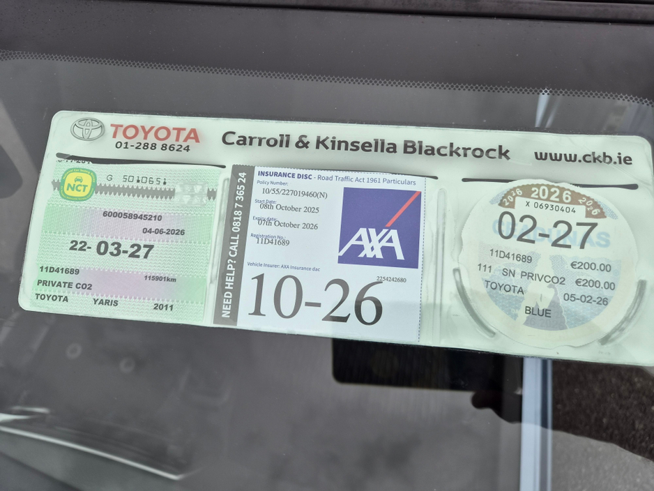 2011 Toyota Yaris 1L Petrol For Sale Images