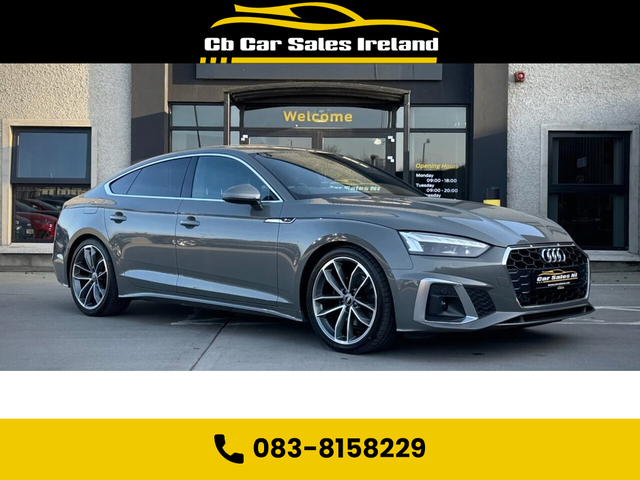 2023 AUDI A5 2.0 TDI 35 S line Sportback 5dr Diesel S Tronic Euro 6 (s/s) (163 ps) 1 OWNER + CHRONOS GREY + TECH PACK + FULL NAPPA LEATHER
