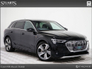 2023 AUDI E-TRON E-TRON 55 S LINE QUATTRO: 360 CAMERA, BANG AND OLUFSEN SOUND, MYTHOS BLACK METALLIC CONTRASTING GREY VALCONA LEATHER, 21” DIAMOND CUT ALLOYS