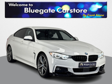 BMW 4 Series NEW NCT 01/29 **420i M-Sport *GRAN COUPE **BLACK AND GREY HALF SUEDE INTERIOR**INFOTAINMENT SCREEN**DRIVE MODES**REVERSE CAMERA**APPLE CARPLAY**LEATHER MSPORT STEERING WHEEL**19 INCH ALLOY WHEELS**