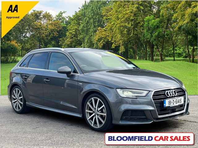 2018 AUDI A3 1.4TFSI , S-LINE// LOW MILEAGE